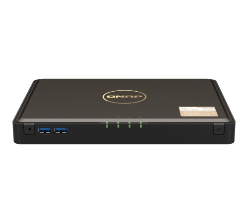 Сетевое хранилище без дисков/ SMB QNAP TBS-464-8G NAS 4-bay M.2 NVMe, Intel Celeron N5105 4-core/4-thread 2.0-2.9 GHz, 8 GB DDR4, 2 x 2.5 GbE, 2xUSB 3.2 Gen 1 port, 3xUSB 2.0 port, 2xHDMI Output Сетевое хранилище без дисков/ SMB QNAP TBS-464-8G NAS 4-bay M.2 NVMe, Intel Celeron N5105 4-core/4-thread 2.0-2.9 GHz, 8 GB DDR4, 2 x 2.5 GbE, 2xUSB 3.2 Gen 1 port, 3xUSB 2.0 port, 2xHDMI Output