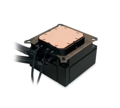 Водяное охлаждение для процессора/ Water Cooling System HSPD W1360 ARGB BLACK (300, 360mm, Black, ARGB/ Fans: 3x120mm, 71CFM, 27dBA, 1800RPM/ Pump height 62mm, 30dBA, 2500RPM, Rad thickness 27mm/ S: 1851, 1700, 1200, 20XX, 115X, AM5, AM4)