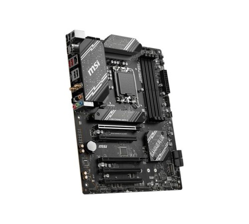 Материнская плата MSI B760 GAMING PLUS WIFI DDR5 S1700, B760, 4xDDR5 DIMM, 2PCI-Ex16, 4SATA3, 7.1-ch, 2.5GLAN, 7 USB 3.2, 2 USB Type-C, HDMI, DP, mATX RTL