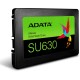 Твердотельный накопитель/ ADATA SSD Ultimate SU630, 1920GB, 2.5" 7mm, SATA3, 3D QLC, R/W 520/450MB/s, IOPs 40 000/65 000, TBW 400, DWPD 0.2 (3 года)