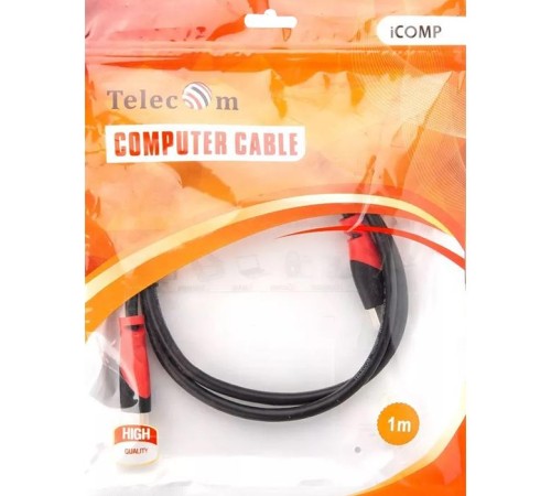 Кабель/ Кабель HDMI-19M --- HDMI-19M ver 2.0 4K*60Hz, 1m Telecom Pro <TCG220-1M>
