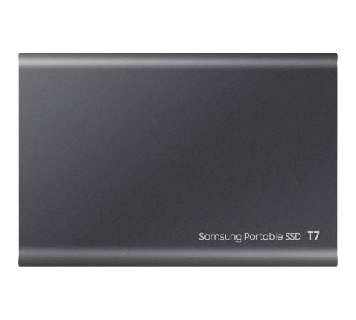 Внешние HDD и SSD/ Samsung External SSD T7, 1000GB, Type-C, USB 3.2 Gen2, R/W 1050/1000MB/s, 85x57x8mm, Titan Gray (12 мес.) Внешние HDD и SSD/ Samsung External SSD T7, 1000GB, Type-C, USB 3.2 Gen2, R/W 1050/1000MB/s, 85x57x8mm, Titan Gray (12 мес.)