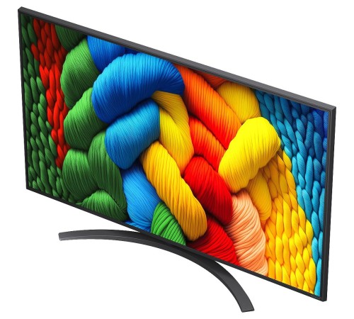 Телевизор ЖК 65'' LG/ 65", Ultra HD, Nano Color, Smart TV, WebOS, Wi-Fi, DVB-T2/C/S2, MR, 60Hz Native, 2.0ch (20W), 2 HDMI, 2 USB, 1 Pole, Charcoal Black, 2025