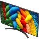 Телевизор ЖК 65'' LG/ 65", Ultra HD, Nano Color, Smart TV, WebOS, Wi-Fi, DVB-T2/C/S2, MR, 60Hz Native, 2.0ch (20W), 2 HDMI, 2 USB, 1 Pole, Charcoal Black, 2025