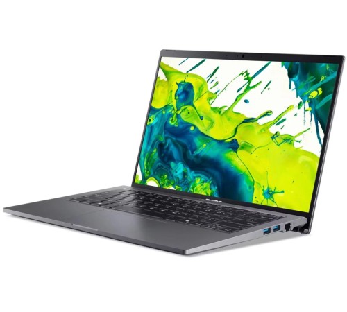 Ноутбук/ ACER Aspire Go 14 AG14-71M-59G4 14"(1920x1200 (матовый) IPS)/Intel Core Ultra 5 125H(1.2Ghz)/16384Mb/512PCISSDGb/noDVD/Int:UMA/Cam/BT/WiFi/50WHr/war 1y/1.5kg/Iron/NoOS