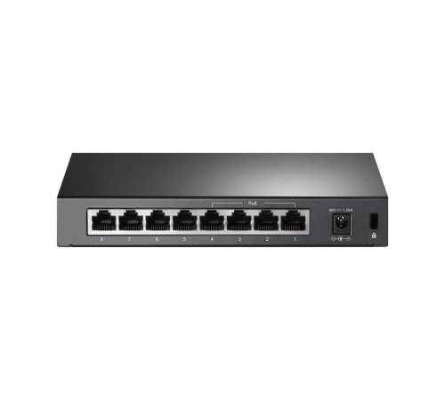 Коммутатор/ 8-port 10/100M PoE Switch, 8 10/100M RJ45 ports including 4 PoE ports, steel case