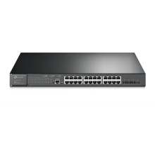 коммутатор TP-Link SG3428XMP, Omada™ 24-Port Gigabit and 4-Port 10GE SFP+ L2+ Managed Switch with 24-Port PoE+