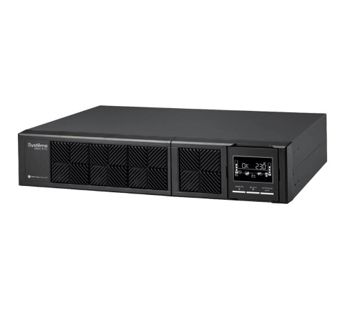 ИБП Systeme Electric Smart-Save Online SRV 3000 ВА, конвертируемый форм-фактор 2U, 230 В, 6 розеток  IEC C13 + 1хС19, SmartSlot, LCD, USB HID