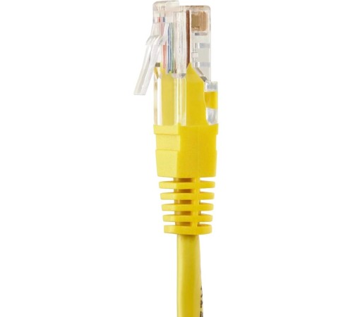 Патчкорд/ Патчкорд литой "Telecom" UTP кат.5е 2,0м желтый