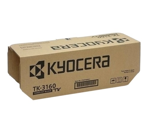 тонер-картридж Kyocera TK-3160/ Toner Cartridge Kyocera TK-3160 12 500 pages for M3145dn/M3645dn/M3860idn/M3860idnf, P3045dn/P3050dn/P3055dn/P3060dn/P3145dn/P3150dn/P3155dn/P3260dn