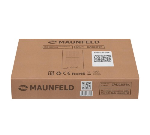 Индукционная варочная панель MAUNFELD/ Индукционная варочная панель MAUNFELD, домино, слайдерное управление, бустер, мощность конфорок 1200-1500 Вт, 1800-2300 Вт, таймер, автоматическое выключение, блокировка панели, цвет черный