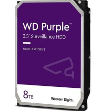 Жесткий диск/ HDD WD SATA3 8Tb Purple 5640 256Mb 1 year warranty (replacement WD84PURZ, WD84PURU, WD82PURZ, WD85PURZ)