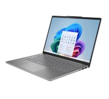 Ноутбук/ Lenovo IdeaPad Slim 5 14AHP10 14"(1920x1200 OLED)/AMD Ryzen 7 8845HS(3.8Ghz)/16384Mb/512PCISSDGb/noDVD/Int:AMD Radeon 780M/Cam/BT/WiFi/60WHr/war 1y/1.39kg/luna grey/noOS + 65W, RU kbd