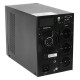 ИБП POWERMAN Online 2000, LCD, двойного преобразования, 2000ВА, 1800Вт, 8 штук IEC320 С13 с резервным питанием, USB, RS232, слот SNMP, разъем EPO, батарея 12В 9Ач 4 шт., 1 кабель для нагрузки C13/C14, 191 х 337 х 460 мм., 19.64 кг./ UPS POWERMAN Online 2