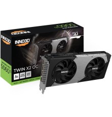 Видеокарта INNO3D RTX 5060 Ti Twin X2 OC//RTX5060Ti, HDMI, DP*3, 8G,D7