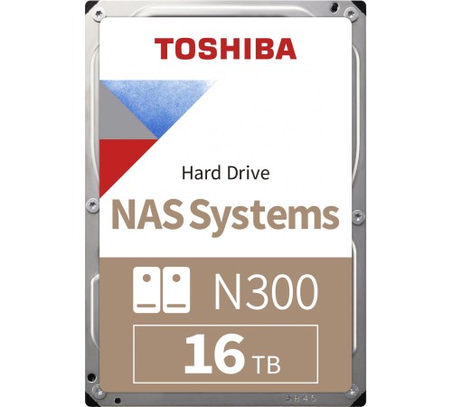 Жесткий диск/ HDD Toshiba SATA3 16Tb 3.5" 7200 NAS 512Mb (N300)