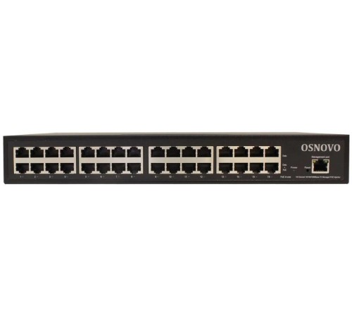 Инжектор/ OSNOVO Управляемый гигабитный PoE инжектор на 16 портов, PoE на порт до 30W, суммарно PoE до 250W, БП встроен