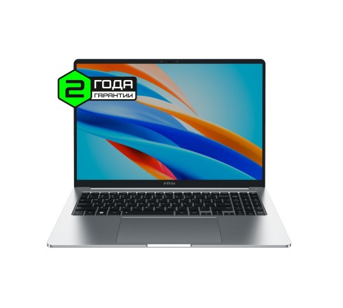 Ноутбук/ Infinix Inbook Y3 MAX_YL613 16"(1920x1200 IPS)/Intel Core i5 1235U(1.3Ghz)/16384Mb/512SSDGb/noDVD/Int:Intel Iris Xe Graphics/BT/WiFi/70WHr/war 2y/1.65kg/Silver/DOS