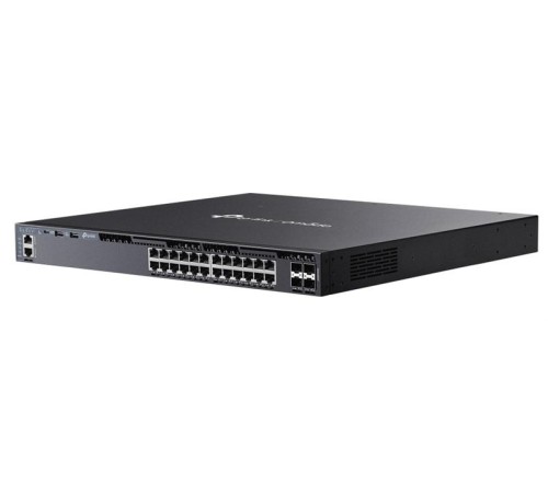 коммутатор TP-Link SG6428XHP, Omada 24-PortGigabit Stackable L3 Managed PoE+ Switch with 4 10GE SFP+ Slots