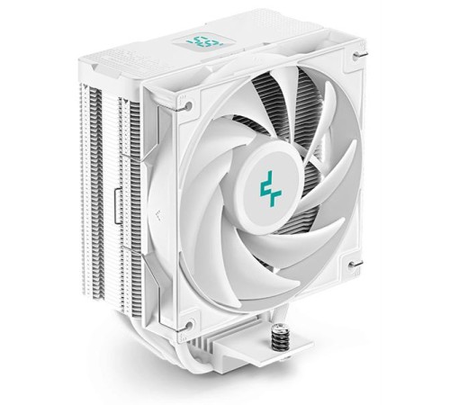 Кулер для процессора DEEPCOOL AG400 DIGITAL WH LGA1700/1200/115X/AM5/AM4 (9шт/кор, TDP 220W, PWM, Fan 120mm, 4 тепл. трубки, черный) RET (R-AG400-WHNDMN-G-1)