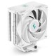 Кулер для процессора DEEPCOOL AG400 DIGITAL WH LGA1700/1200/115X/AM5/AM4 (9шт/кор, TDP 220W, PWM, Fan 120mm, 4 тепл. трубки, черный) RET (R-AG400-WHNDMN-G-1)