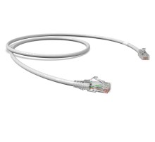 Коммутационный шнур RJ45/RJ45, U/UTP Кат.6, LSZH, белый, 0.5 м