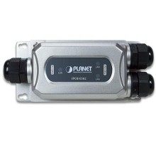 индустриальный PoE экстендер/ PLANET IPOE-E302 IP67-rated Industrial 1-Port 802.3bt PoE++ to 2-Port 802.3at PoE+ Extender (-40~75 degrees C, IK10 impact protection), 3 x waterproof cable glands included
