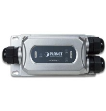 индустриальный PoE экстендер/ PLANET IPOE-E302 IP67-rated Industrial 1-Port 802.3bt PoE++ to 2-Port 802.3at PoE+ Extender (-40~75 degrees C, IK10 impact protection), 3 x waterproof cable glands included
