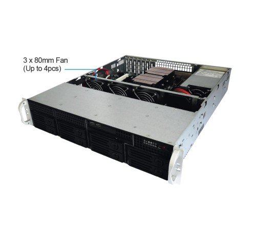 Серверный корпус/ CS-R25 with 12G HDD BP and 550w RPS