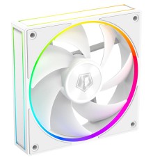 Кулер для корпуса/ Case Cooler ID-COOLING AF-127-ARGB-W (120x120x27mm, 4-pin PWM, ARGB, 78CFM, 29.9dBA, 2000RPM, White)