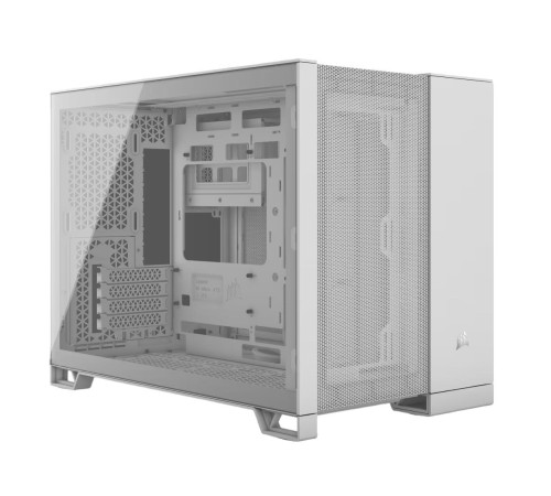 Корпус без блока питания/ Case Corsair 2500D Airflow, Midi-Tower, TG, no fan, 2xUSB-A 3.2, 1xUSB 3.2 Type-C, mATX, mITX Black