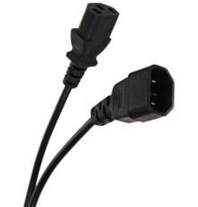 Кабель/ Кабель монитор - компьютер 1.8 метра 220V (UPS -> устройство) <VDE> 3G*0.5mm Aopen <ACE001-1.8M>
