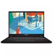 Ноутбук/ MSI Modern 14 H D13MG-089XRU 14"(1920x1200 (матовый) IPS)/Intel Core i7 13700H(2.4Ghz)/16384Mb/512PCISSDGb/noDVD/Int:Intel Iris Xe Graphics/Cam/BT/WiFi/war 1y/1.6kg/Classic Black/DOS