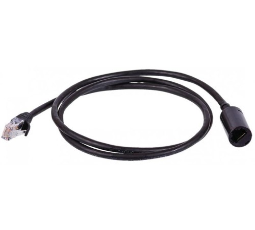 Удлинитель патч-корда UTP кат.5E, розетка RJ45 - вилка RJ-45, 0.5 м, черный Удлинитель патч-корда UTP кат.5E, розетка RJ45 - вилка RJ-45, 0.5 м, черный