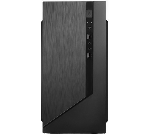 Корпус с блоком питания 450Вт./ Case Forza mATX, 450W, 2xUSB2.0, Black, w/o FAN, 12 cm fan PSU, power cord