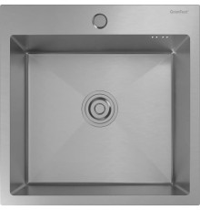 Кухонная мойка GRANFEST 5050 inox 1 чаша 450*400*205, монтаж: врезной, материал: нержавеющая сталь, цвет: нержавеющая сталь