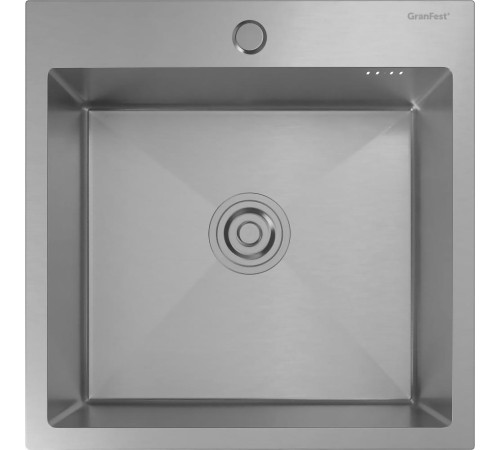 Кухонная мойка GRANFEST 5050 inox 1 чаша 450*400*205, монтаж: врезной, материал: нержавеющая сталь, цвет: нержавеющая сталь Кухонная мойка GRANFEST 5050 inox 1 чаша 450*400*205, монтаж: врезной, материал: нержавеющая сталь, цвет: нержавеющая сталь