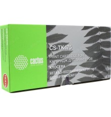 -/ Картридж лазерный Cactus CS-TK475 TK-475 черный (15000стр.) для Kyocera FS-6025/B/6030