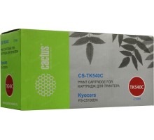-/ Картридж лазерный Cactus CS-TK540C голубой (4000стр.) для Kyocera FS-C5100DN