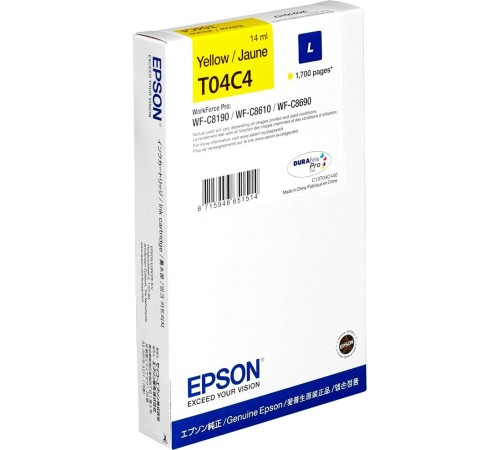 Картридж/ WF-C81xx / WF-C86xx Ink Cartridge L Yellow