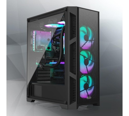 Корпус без блока питания/ Case Raijintek ARCADIA III-MS4, Midi-Tower, TG, 4x120mm ARGB, 1xUSB-A 3.0 + 2xUSB 2.0, ATX, mATX, mITX Black Корпус без блока питания/ Case Raijintek ARCADIA III-MS4, Midi-Tower, TG, 4x120mm ARGB, 1xUSB-A 3.0 + 2xUSB 2.0, ATX, mATX, mITX Black