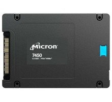 Твердотельный накопитель Micron 7450 PRO 3.84TB NVMe U.3 (15mm) PCIe NVMe Gen4 1x4 (v1.4) R6800/W5300MB/s 3D TLC MTTF 2М 1M/180K IOPS 7300TBW SSD Enterprise Solid State Drive, 1 year, OEM
