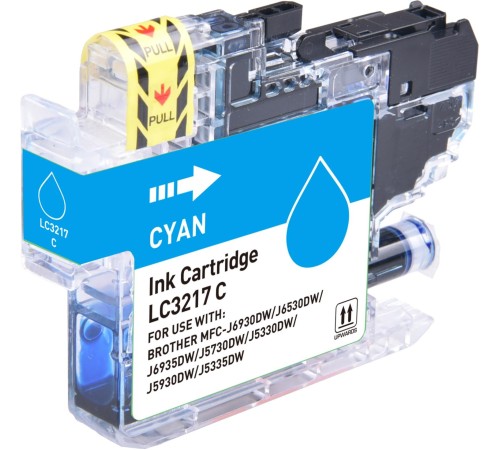 -/ Картридж струйный Cactus CS-LC3617C черный (10мл) для Brother MFC-J2330DW/J2730DW/J3530DW/J3930DW