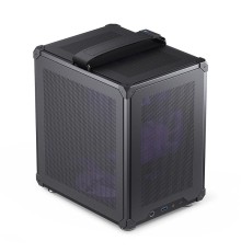Корпус без блока питания/ Case JONSBO C6 Handle, Mini-Tower, no fan, 1xUSB-A 3.0 + 1xUSB-C 3.1, mATX, mITX Black
