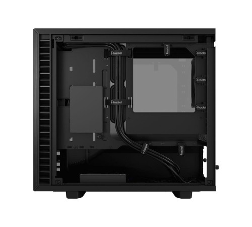 Корпус ПК без блока питания/ Case Fractal Design Define 7 Nano TG Light Tint, Mini-Tower, 1x120mm + 1x140mm, 2xUSB-A 2.0 + 2xUSB-A 3.2 + 1xUSB 3.2 Type-C mITX, mDTX Black
