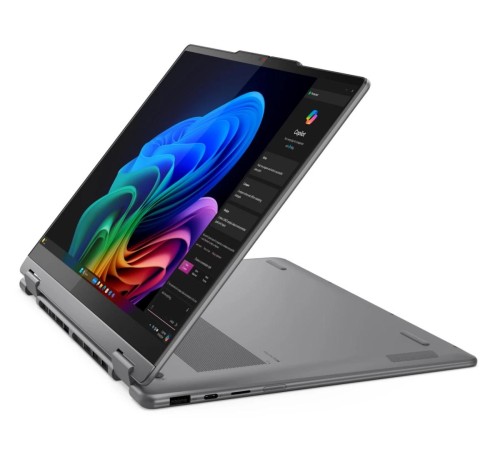 Ноутбук/ Lenovo Yoga 7 2-in-1 14ILL10 14"(1920x1200 OLED)/Touch/Intel Core Ultra 7 256V(2.2Ghz)/16384Mb/1024PCISSDGb/noDVD/Int:Intel Arc graphics/Cam/BT/WiFi/70WHr/war 1y/1.38kg/luna grey/noOS + 65W, Pen, RU kbd Ноутбук/ Lenovo Yoga 7 2-in-1 14ILL10 14"(1920x1200 OLED)/Touch/Intel Core Ultra 7 256V(2.2Ghz)/16384Mb/1024PCISSDGb/noDVD/Int:Intel Arc graphics/Cam/BT/WiFi/70WHr/war 1y/1.38kg/luna grey/noOS + 65W, Pen, RU kbd