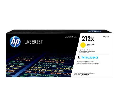 Тонер-картридж/ HP 212X High Yield Yellow Original LaserJet Toner Cartridge