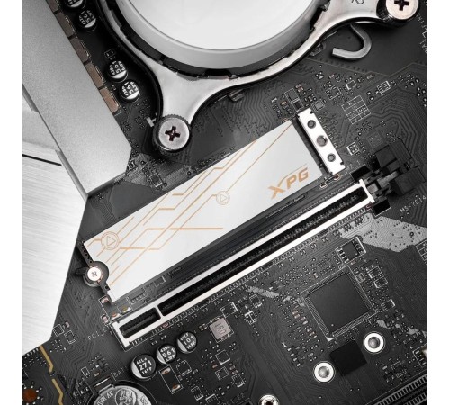 Твердотельный накопитель/ ADATA SSD XPG MARS 980 BLADE, 4000GB, M.2(22x80mm), NVMe, PCIe 5.0 x4, 3D NAND, R/W 14000/13000MB/s, IOPs 1 950 000/1 650 000, TBW 2960, DWPD 0.4 (5 лет)