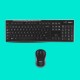 Клавиатура беспроводная Logitech K270 (приемник Unifying, 2 батарейки AAA) (арт. 920-003058, M/N: Y-R0015 / C-U0007) С КИРИЛЛИЦЕЙ