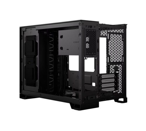 Корпус без блока питания/ Case Corsair 2500D Airflow, Midi-Tower, TG, no fan, 2xUSB-A 3.2, 1xUSB 3.2 Type-C, mATX, mITX Black